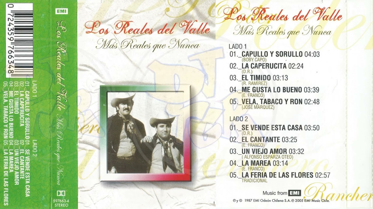 LOS REALES DEL VALLE - MAS REALES QUE NUNCA  - (EL TIMIDO -- LA MAREA) (1987) (DJTGRCASS)