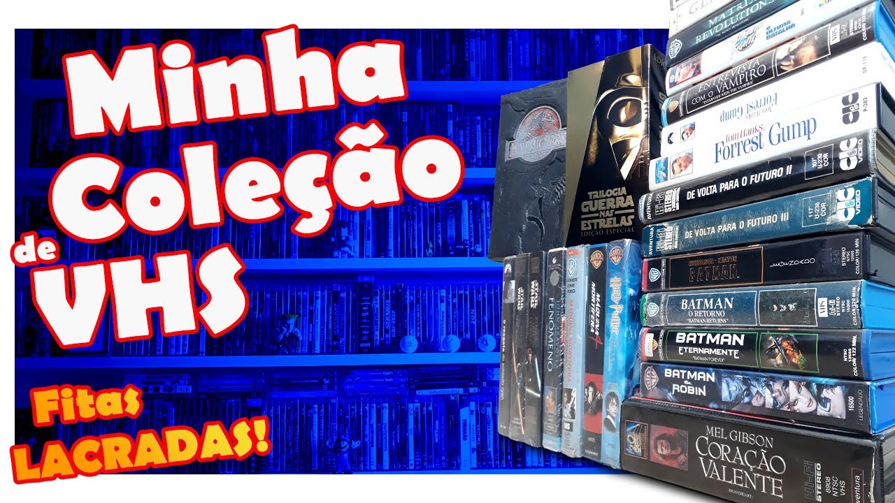 Minha coleção de VHS | Fitas Lacradas!