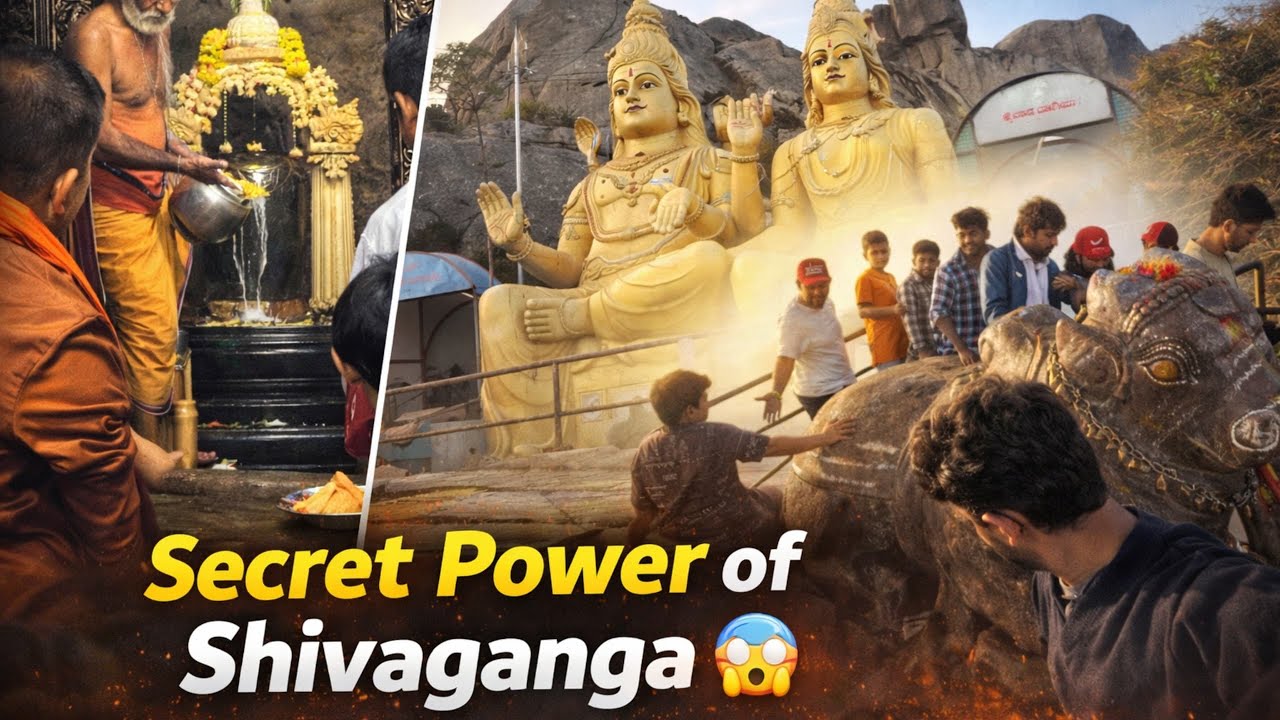 Climbing Shivaganga Betta Was NOT Easy 😳 | Full Vlog.#apboyinkarnataka 