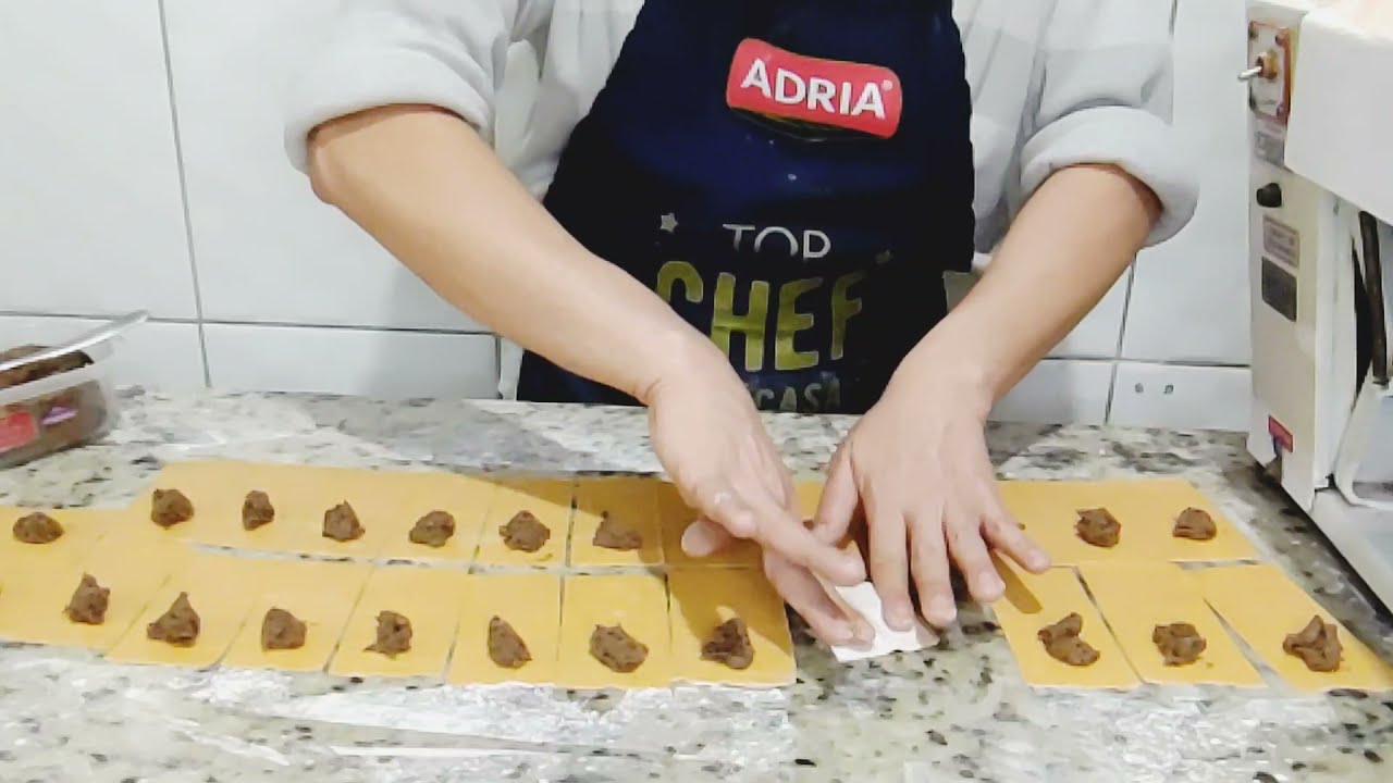 SOBROU CARNE DO ALMOÇO FAÇA MASSAS RECHEADA ( Ravioli, Agnolotti )
