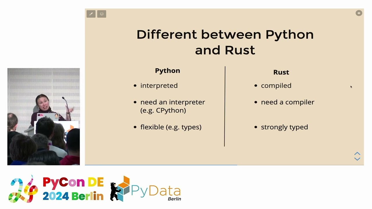 PyO3 101 - Writing Python modules in Rust [PyCon DE & PyData Berlin 2024]