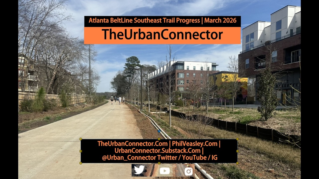 4K Drone Construction Tour - Atlanta BeltLine Southeast Trail Progress - March 2026