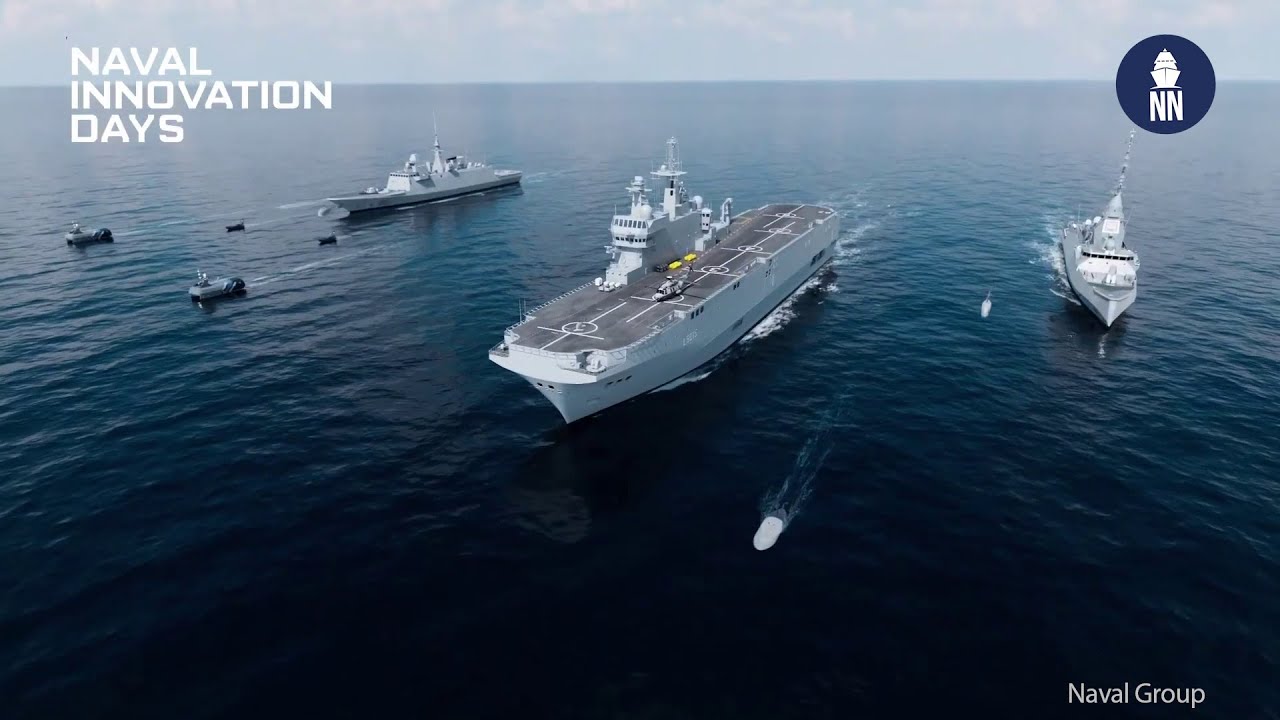 Naval Group R&D work on drones