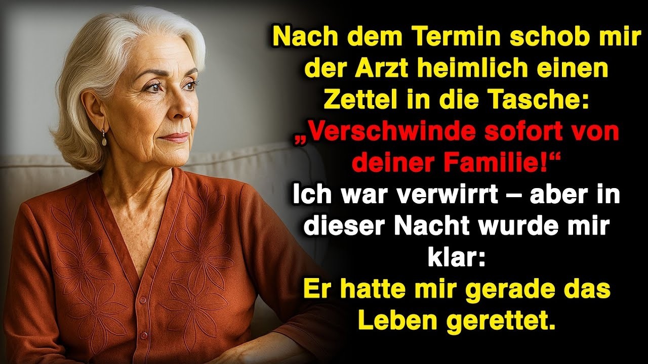 Der Arzt flüsterte: „Geh nicht nach Hause!“ In der Nacht erfuhr ich den schockierenden Grund…