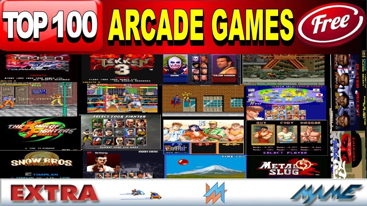 Top 100 Classic Arcade Games | Top 100 Games Countdown | Top 100 Free Games | Top 100 MAME Games