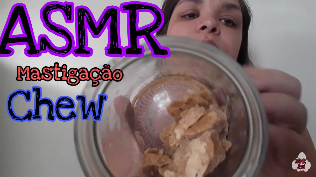 ASMR 🎧 COMENDO RAPADURA 🍽 (Sons de mastigação - chewing sounds)