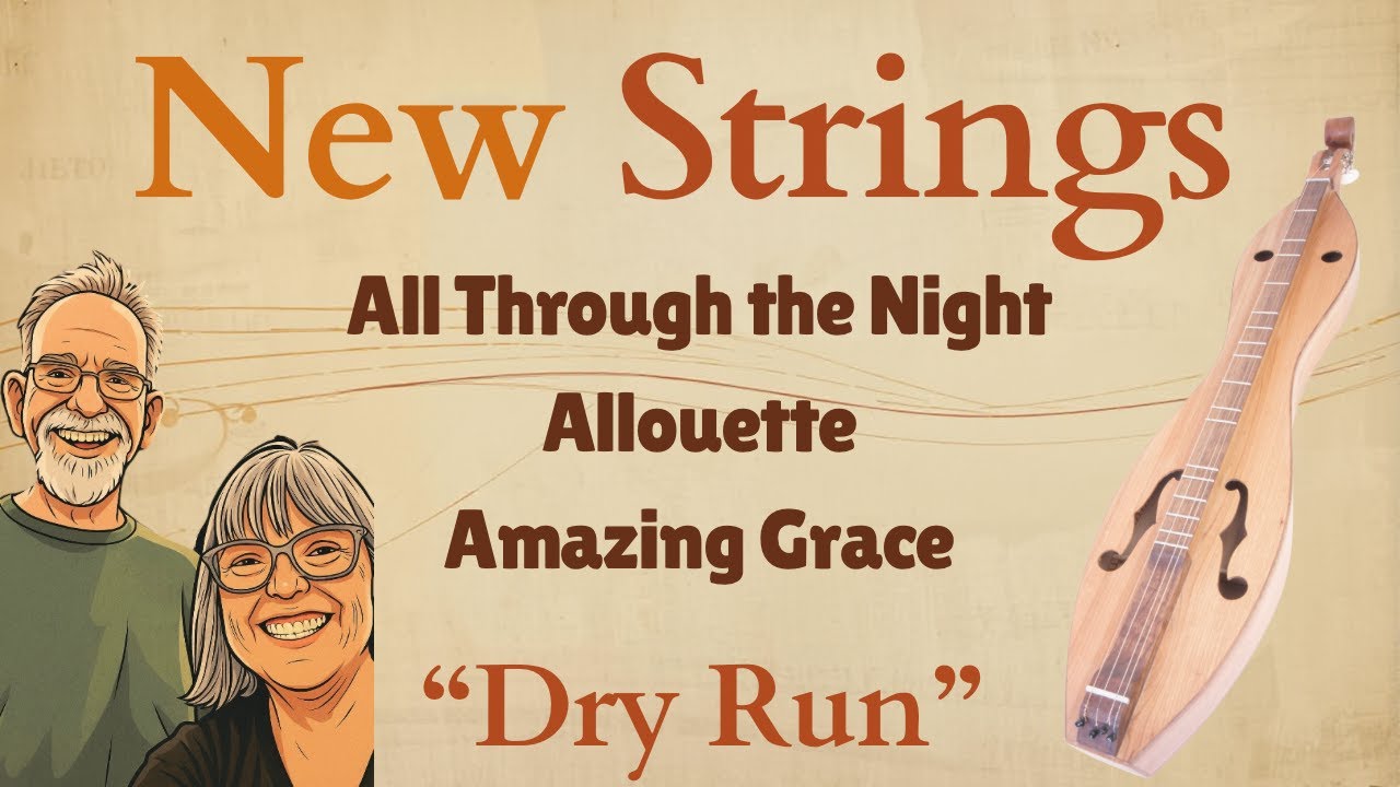 New strings while working on a Revolutionary War themed event setlist #dryrundulcimer