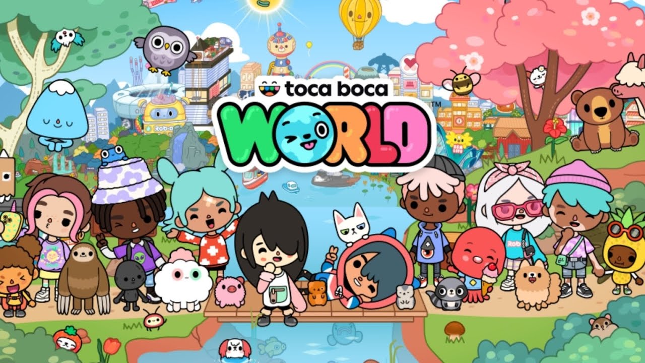 Jogando toca boca world pela primeira vez!!⚡(primeiro vídeo do canal!!!!)