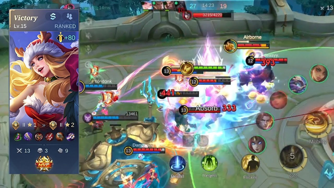 Legend II ⭐ 1 ⏩ ⭐ 2 | Freya Gameplay | MLBB #mlbb #mobilelegends #freya 