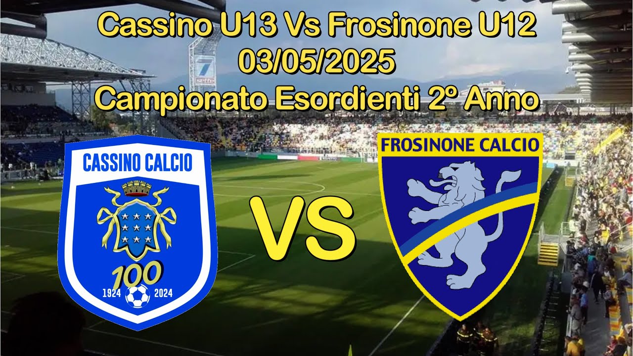 CASSINO U13 vs FROSINONE U12 Campionato Primaverile esordienti 2º