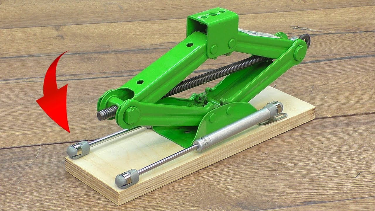 Don't Throw Away Your Car Jack! See What You Can Make From It!