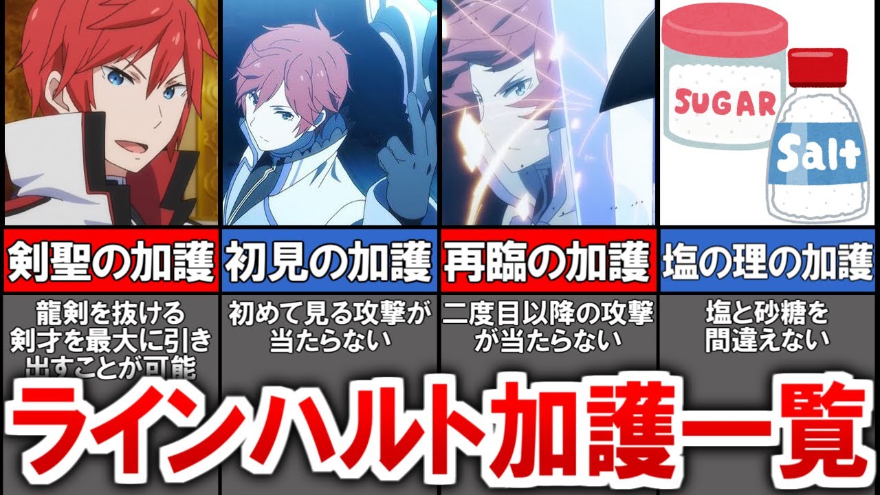 【リゼロ】歴代最強の剣聖ラインハルトの最強チート加護まとめ