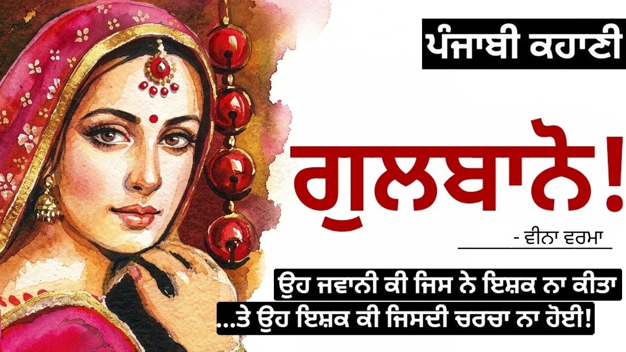 ਗੁਲਬਾਨੋ!- ਵੀਨਾ ਵਰਮਾ | Gulbano!- Veena Verma | Dr. Ruminder | Punjabi Short Story #punjabi #audiobook
