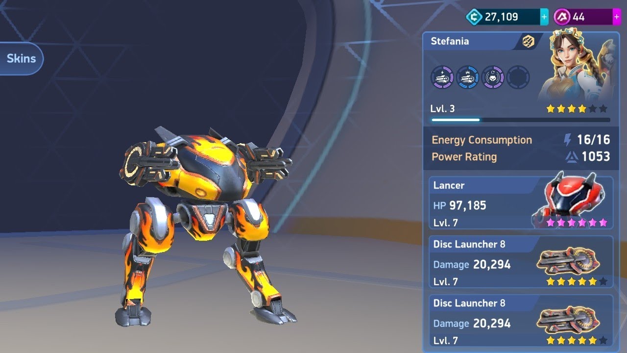 Maxed Lancer with Disc Launcher 8s!