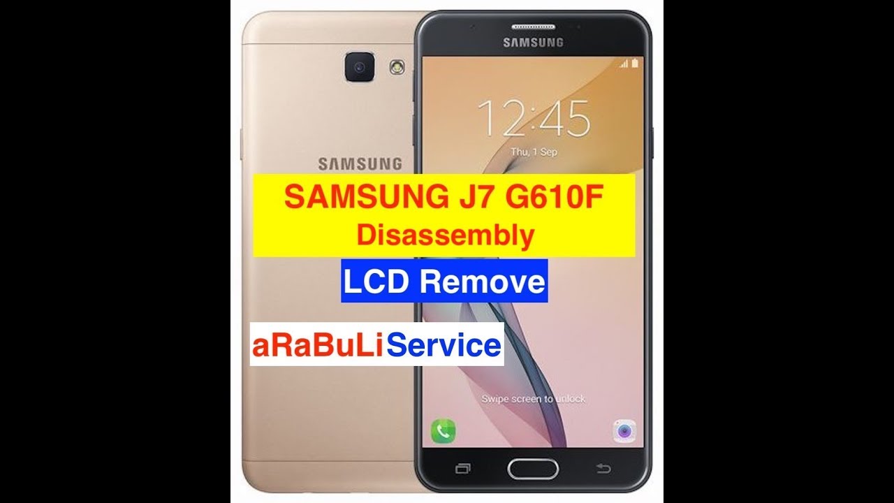 samsung J7 Prime G610F Disassembly