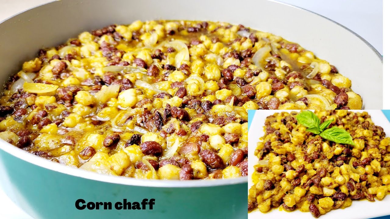 Corn Chaff // Maïs et haricot sauté ##cuisine ##cameroun