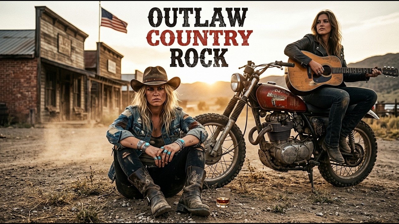 Outlaw Country Rock 🔥 Desert Steel Journey 🎸 Open Road Anthem