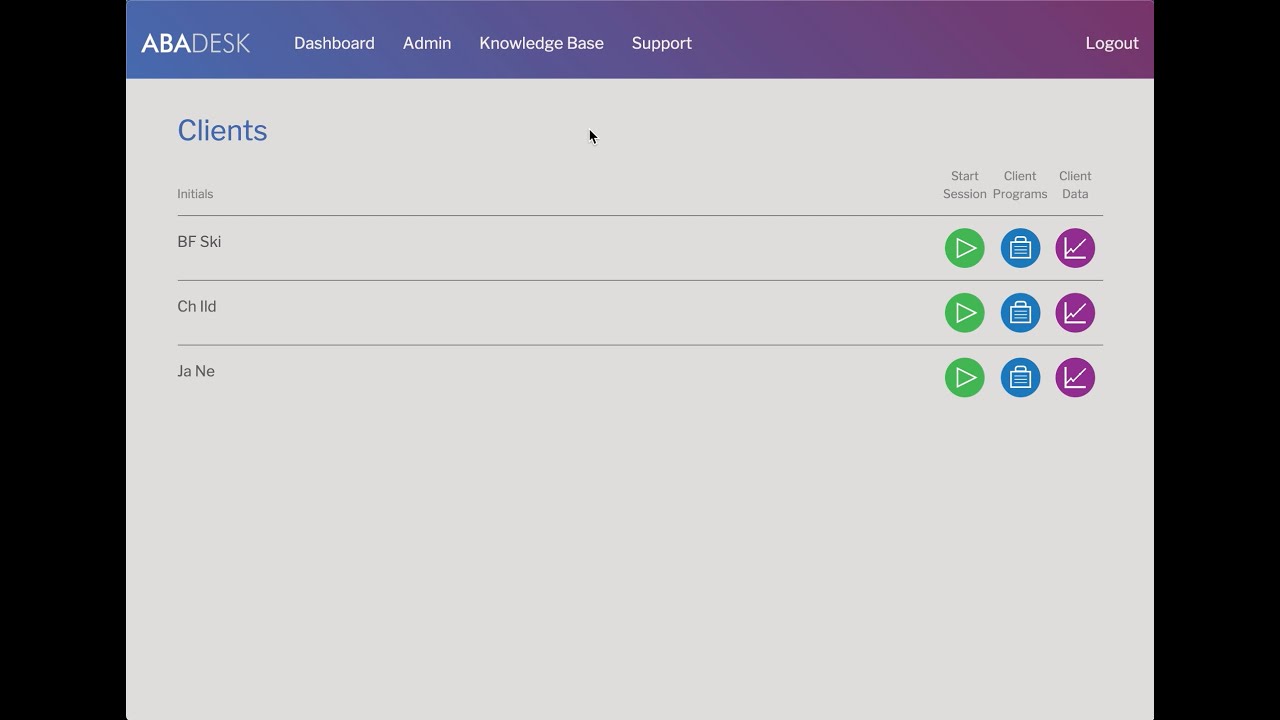 ABAdesk - ABA Data Collection Software Demo Video