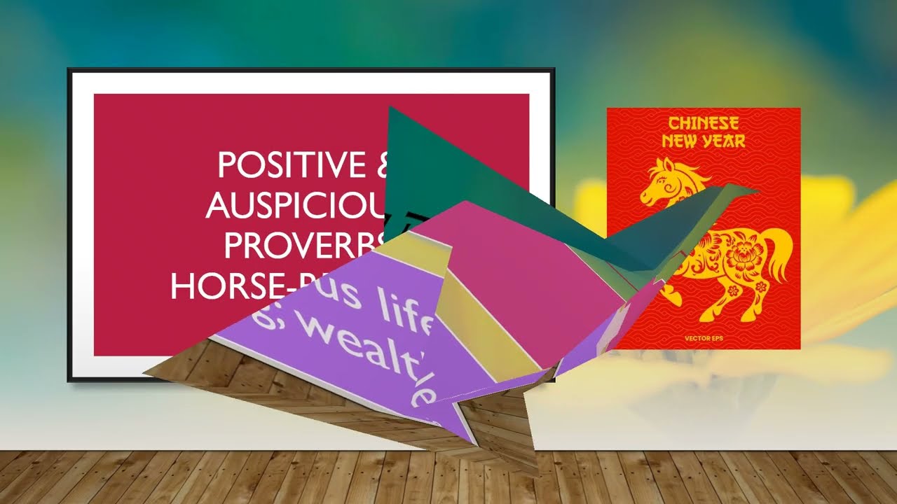 20 Learn Chinese- 2026 Chinese New Year of the Horse Auspicious Proverbs (Pinyin + English) Revision