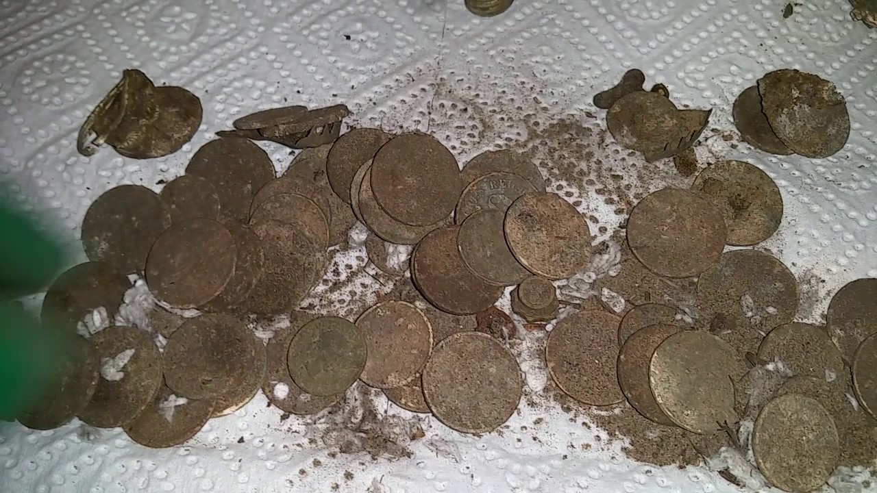 Sondeln mit dem Pr.S. 1.-Mega-Hortfund, Münzen ,1×Abzeichen und jede Menge anderer Funde !