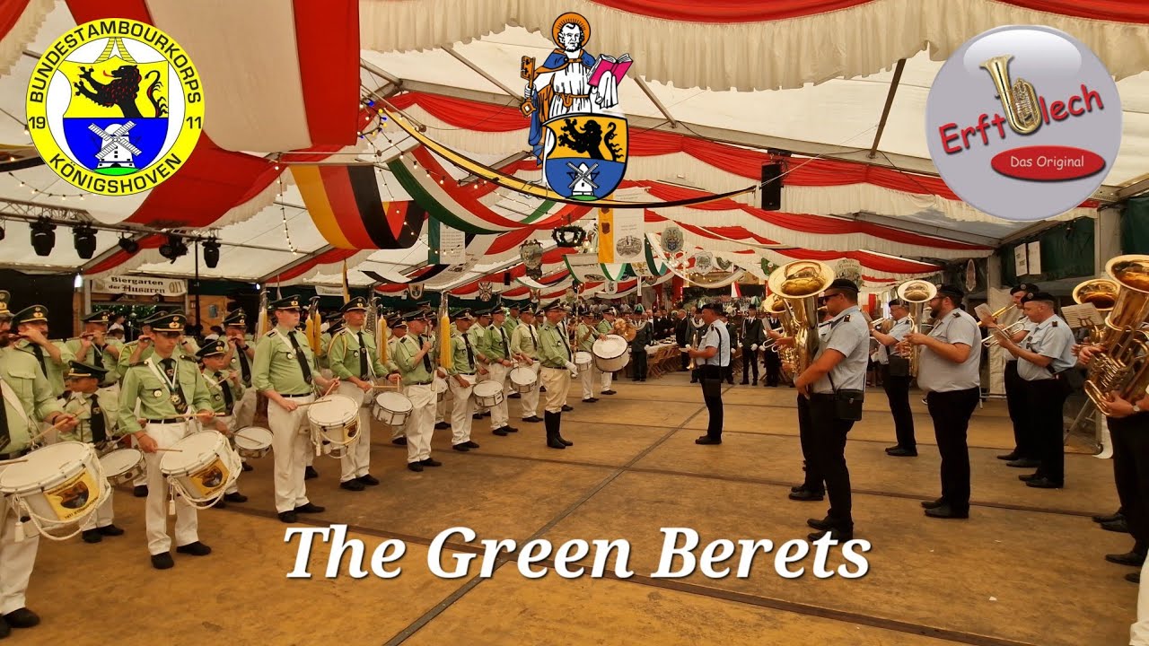 BTK Königshoven Erftblech Das Original The Green Berets Schützenfest Königshoven 2023