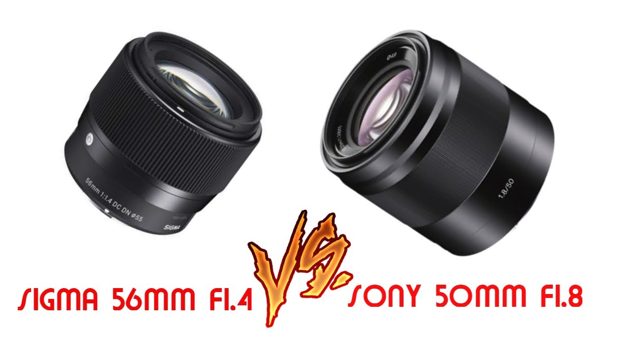 Sigma 56mm f1.4 VS Sony 50mm f1.8. La mejor opción para Sony APSC A6000, A6100, A6300, A6400, A6600.