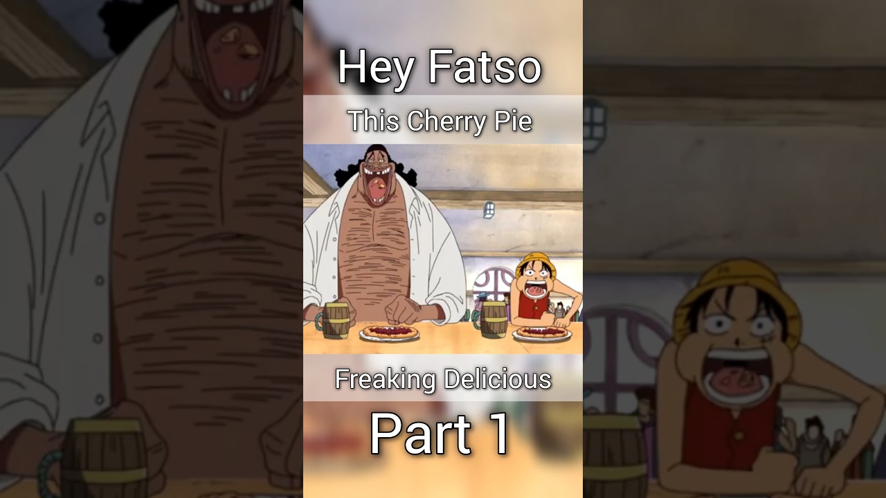 Luffy and Blackbeard Cherry Pie Hilarious Moment