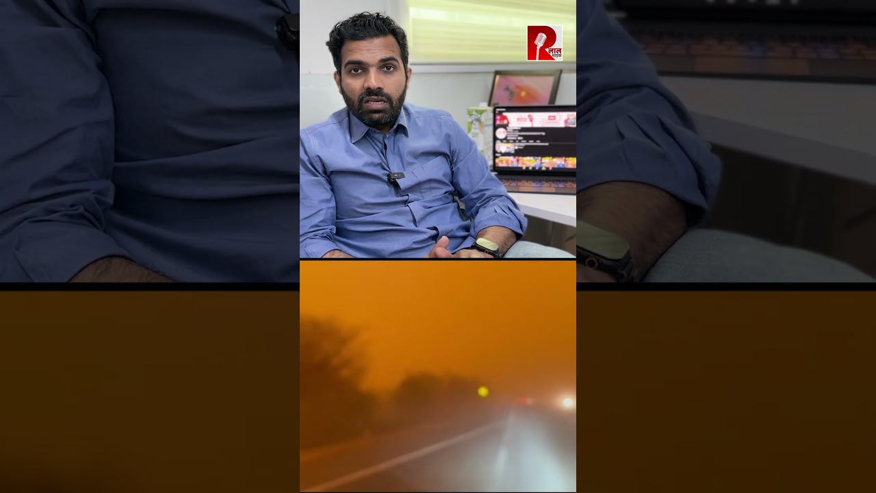 CHURU, RAJASTHAN: DUST STORM HITS CHURU, VISIBILITY DROPS ON HIGHWAY