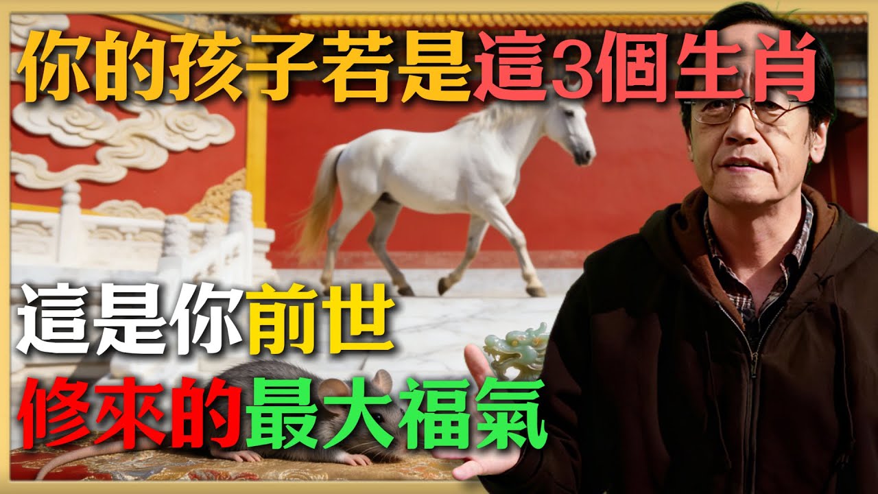 你的孩子若是這3個生肖，恭喜你，這是你前世修來的最大福氣！#倪海廈 #命理 #生肖 #運勢