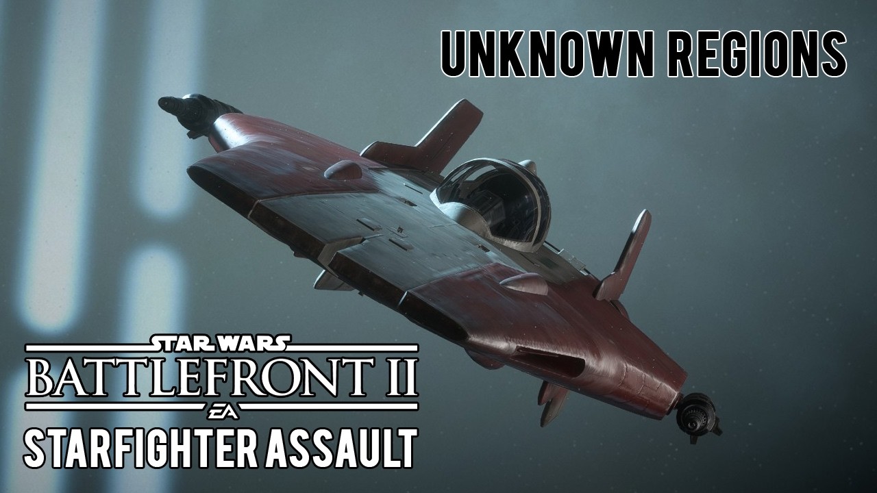 Star Wars Battlefront II: Starfighter Assault (PS4) no commentary - Unknown Regions RZ-2 A-wing