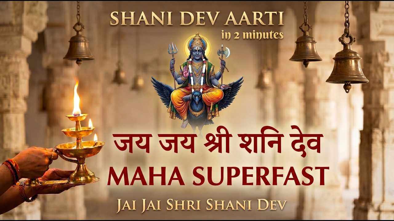 Shani Dev Aarti Super Fast Music Video : Jai Jai Shri Shani Dev : शनिदेव आरती