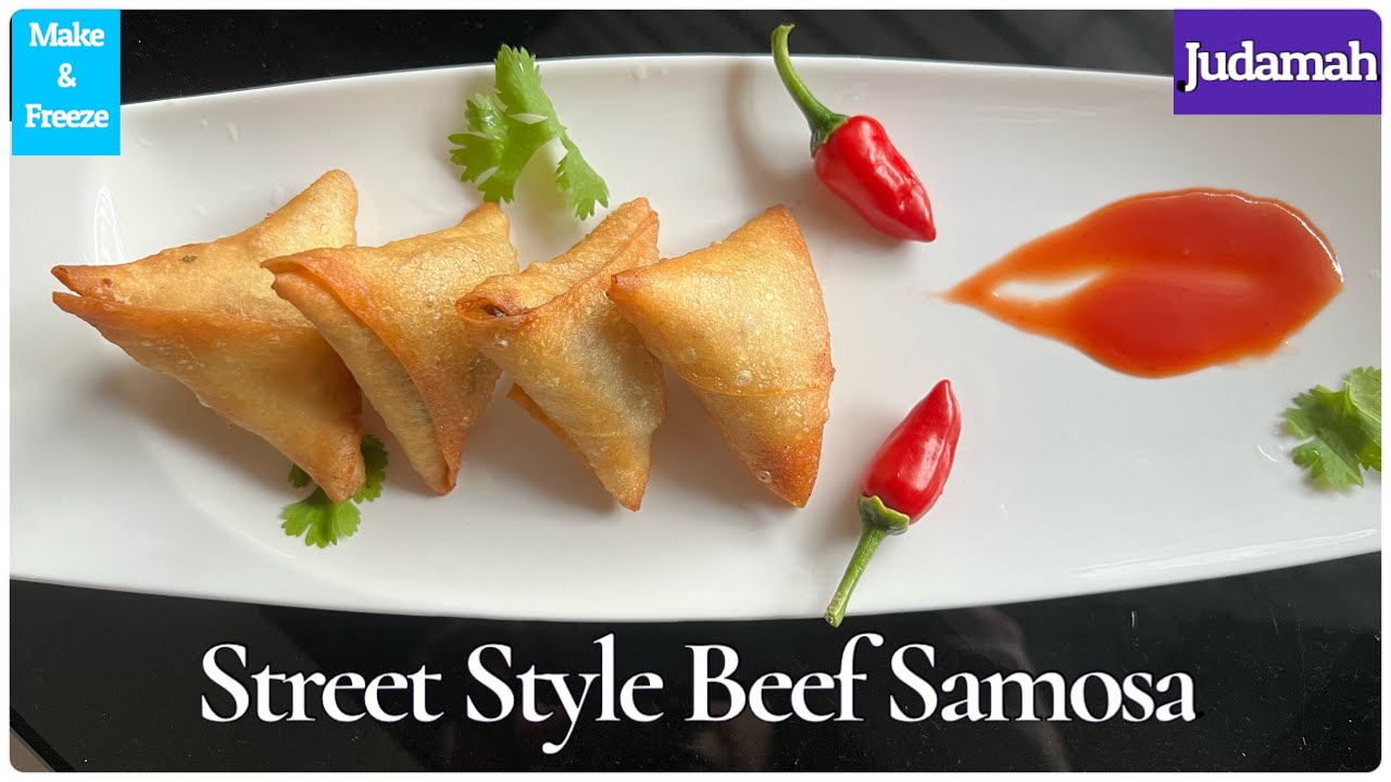 Street Style Beef Samosa | by Judamah | Keeme Ke Samose | Beef Samosas