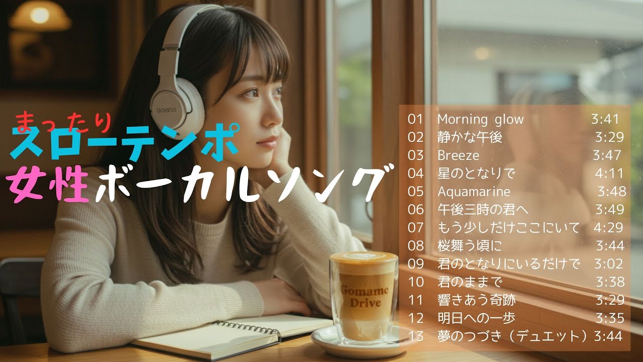 【大人のためのゆっくりテンポ女性ボーカルソング】｜シティーポップ～ミドルポップ～スローバラード｜Echoes of Us   作詞・作曲・歌唱すべてをAIが担当。#バラード #癒し[Playlist]