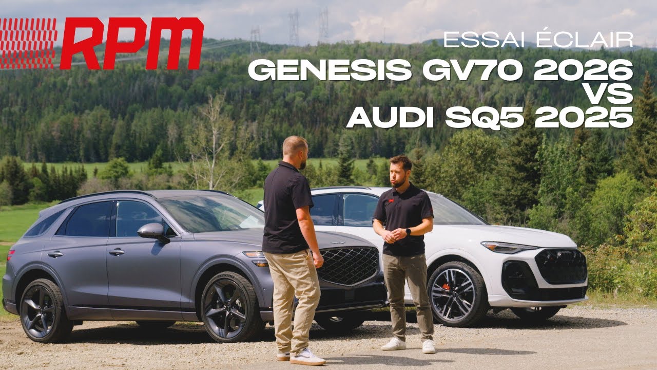 Comparo : Genesis GV70 Sport 2026 contre Audi SQ5 Technik 2025