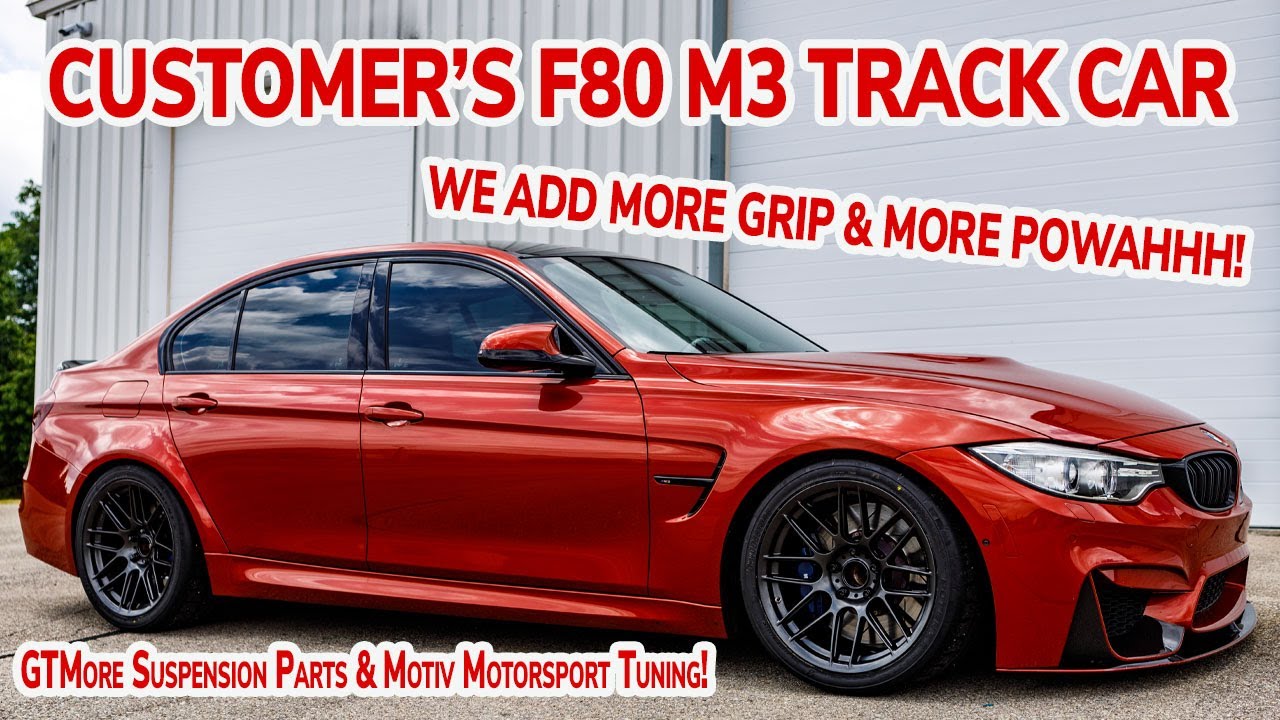 Taking this customer's F80 M3 track car to the next level