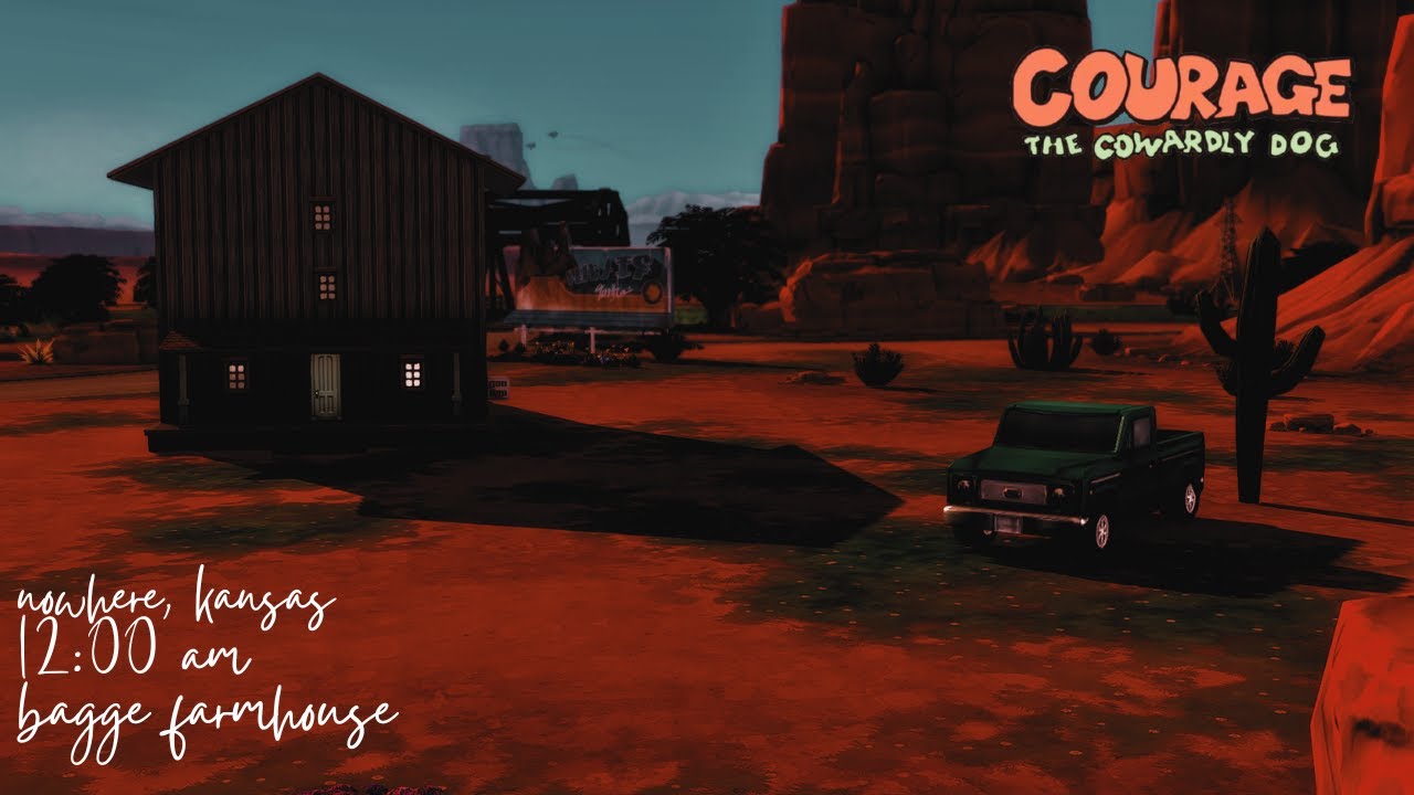 bagge farmhouse. | courage the cowardly dog reimagined