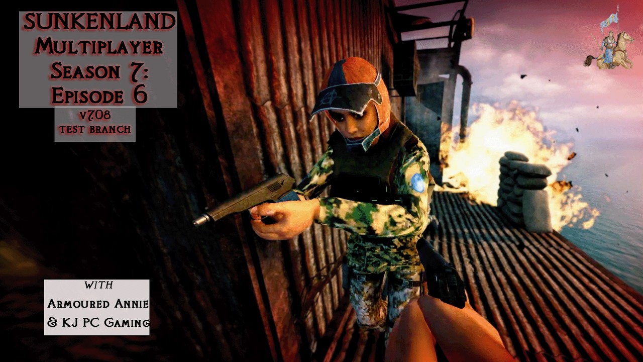 Возвращение в плавучее убежище | Sunkenland MP с KJ PC Gaming | 7 сезон, 6 серия