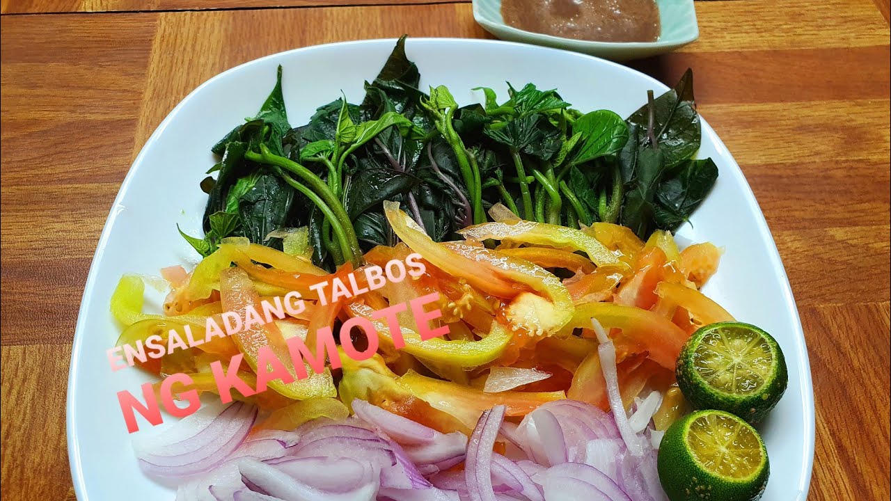 Ensaladang Talbos ng Kamote