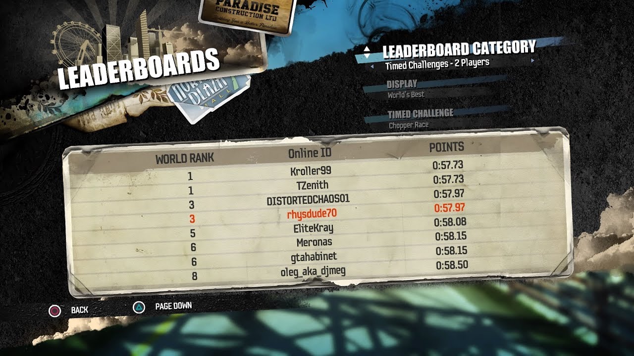 Burnout Paradise Remastered - Chopper Race 57.97 w/ DISTORTEDCHAOS01 (Rank 2)