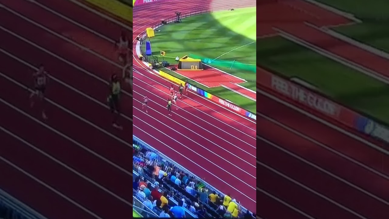 Women&rsquo;s 200m semifinal 1 Shericka Jackson