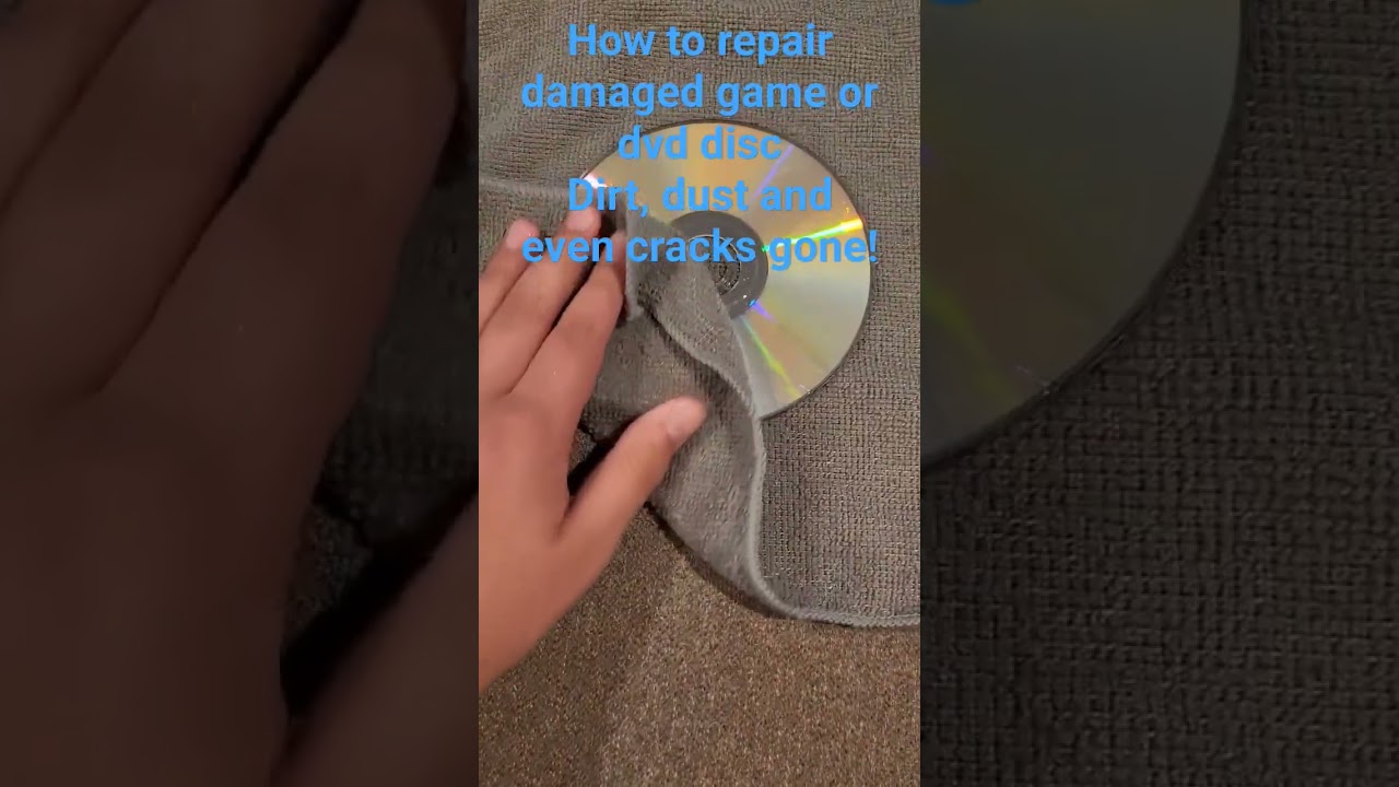How to repair your game disc when it's scratched and dirty #gaming #wii #diy #shorts #new #trending