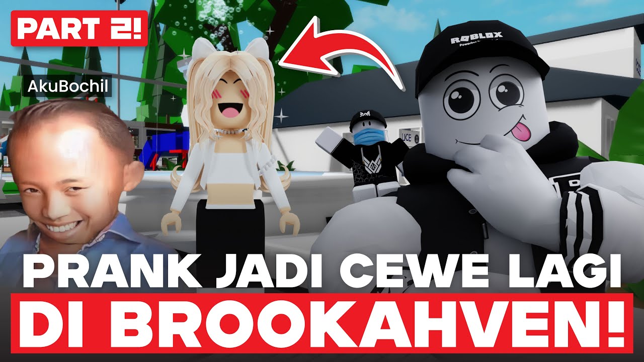 MIMIN PRANK JADI CEWEK LAGI DI BROOKHAVEN INI!!! PART 2