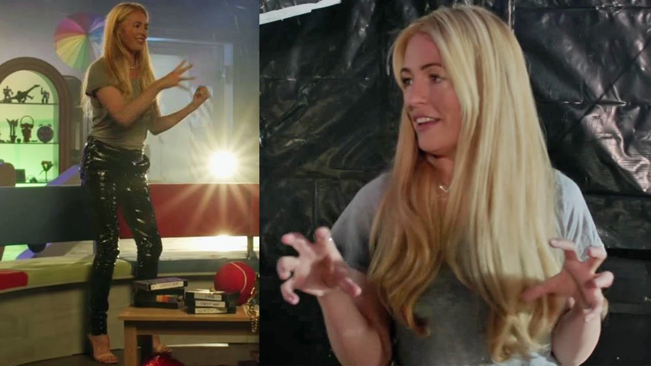 Cat Deeley - Vinyl trousers - 'The Story of SM:TV Live', 2020