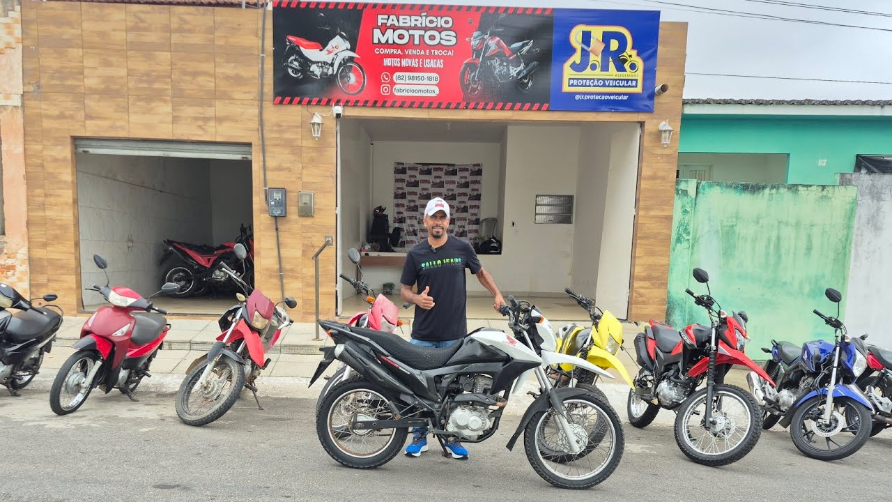 FABRÍCIO DA FEIRA DAS MOTOS USADAS AS MELHORES MOTOS EM LIMOEIRO DE ANADIA ALAGOAS #nordeste 