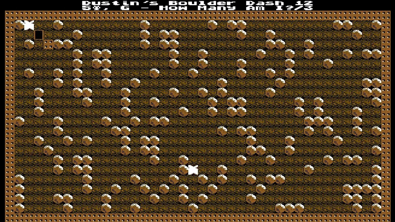 GDash Dustin's Boulder Dash 12. Cave G - How Many Am I?/3