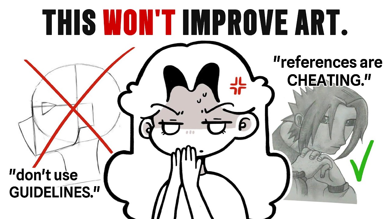 Exposing The WORST Art Advice (avoid these)