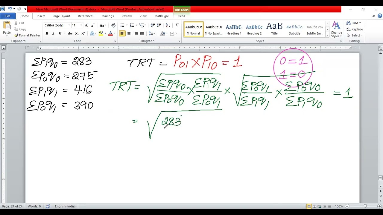 2ND PUC STATISTICS = TIME REVERSAL TEST(TRT) and FACTOR REVERSAL TEST (FRT) PROBLEM SOLVED PART 1