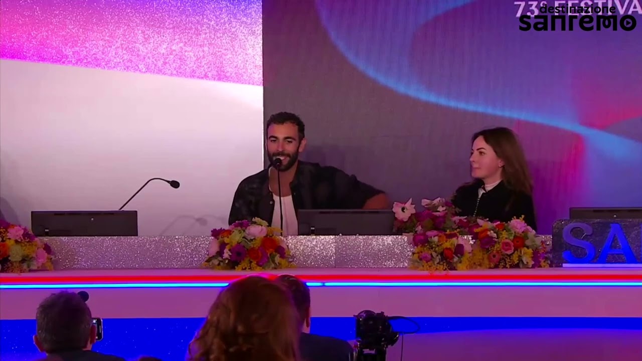 Marco Mengoni - Conferenza Stampa - Destinazione Sanremo 2023