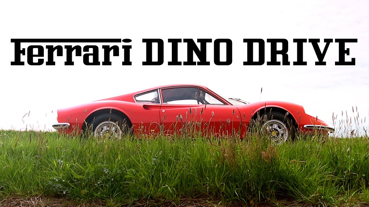 FERRARI 246 GT DINO 1973 - Test drive in top gear - V6 Engine sounds! | SCC TV