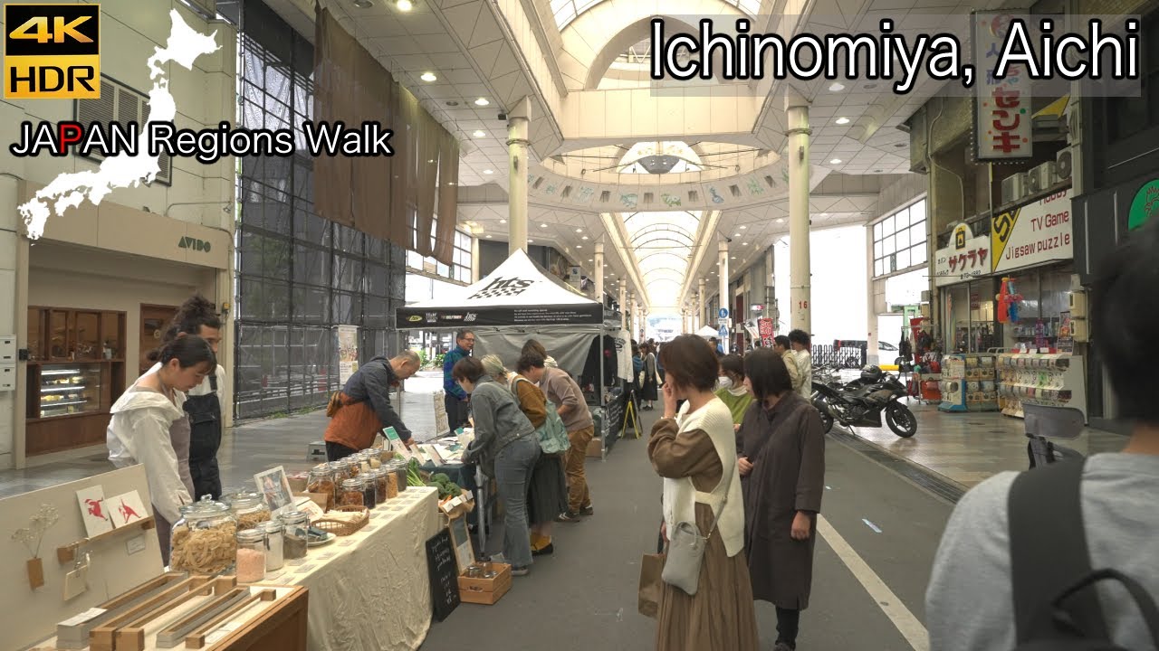 OWARI ICHINOMIYA STATION East Side | Ichinomiya,Aichi | 4K HDR | 尾張一宮